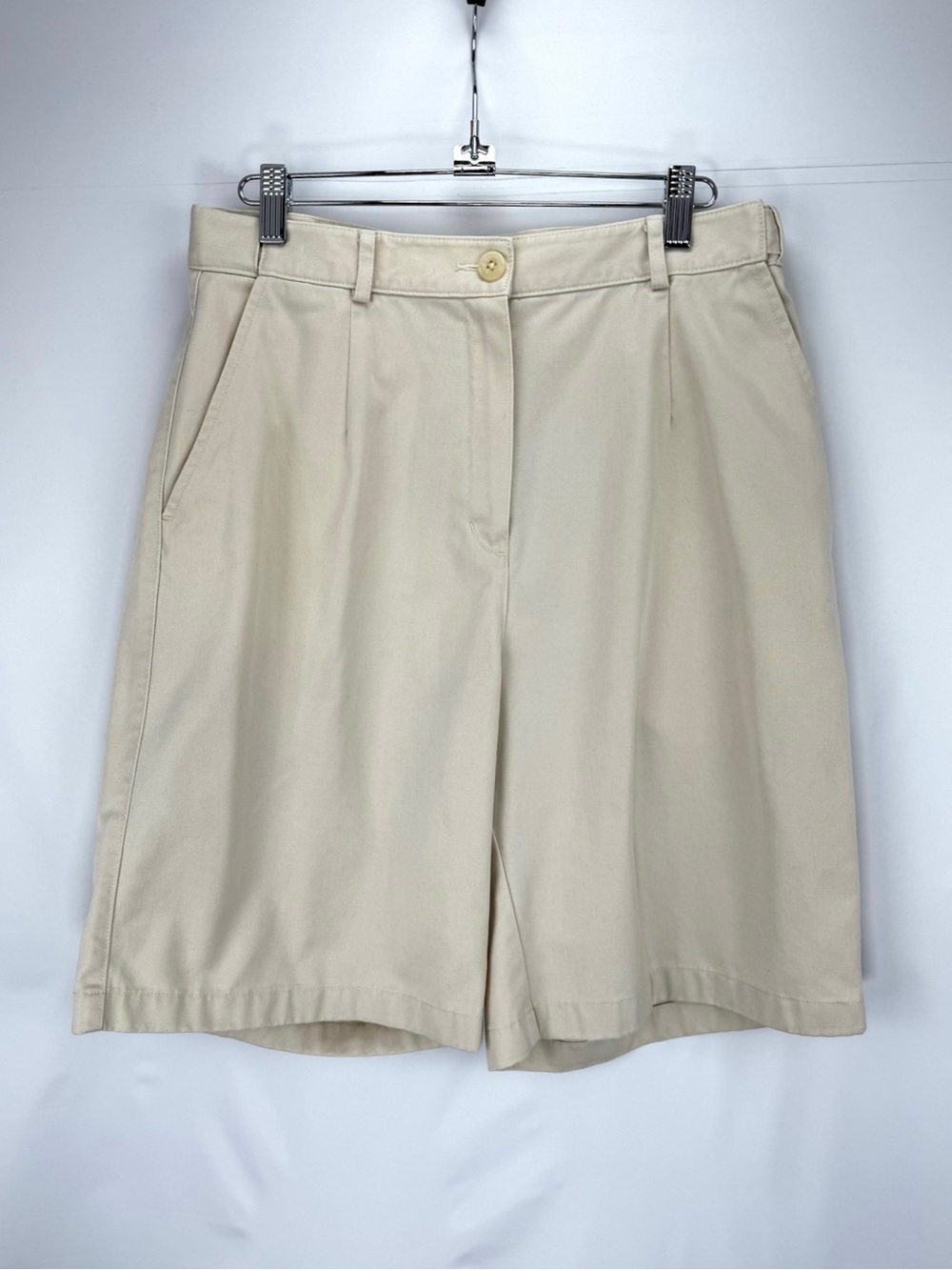 Classic Women's Beige Tailored Chino Shorts
